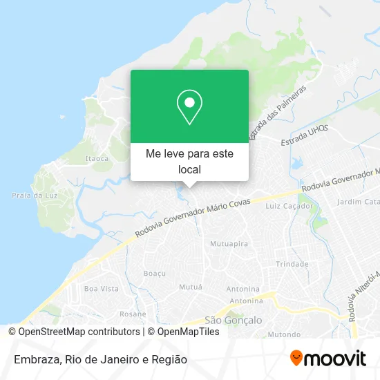 Embraza mapa