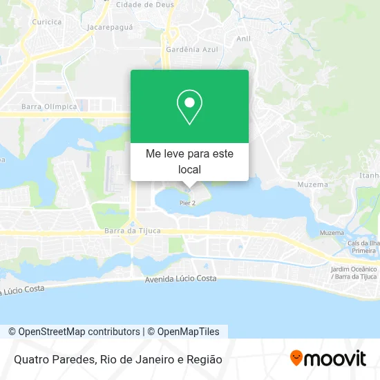 Quatro Paredes mapa