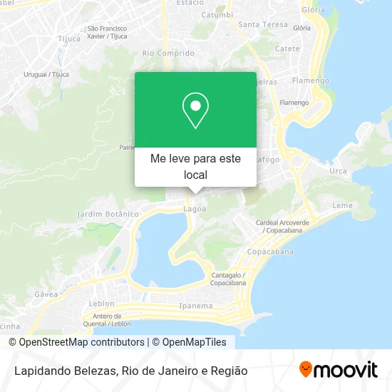 Lapidando Belezas mapa
