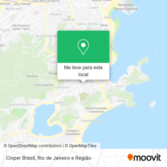 Cinper Brasil mapa