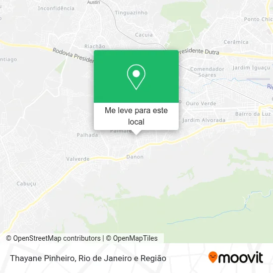 Thayane Pinheiro mapa