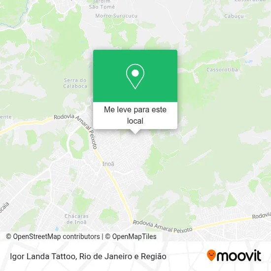 Igor Landa Tattoo mapa