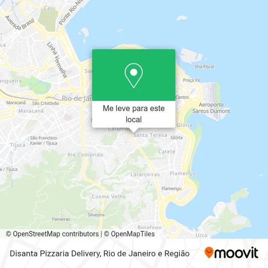 Disanta Pizzaria Delivery mapa