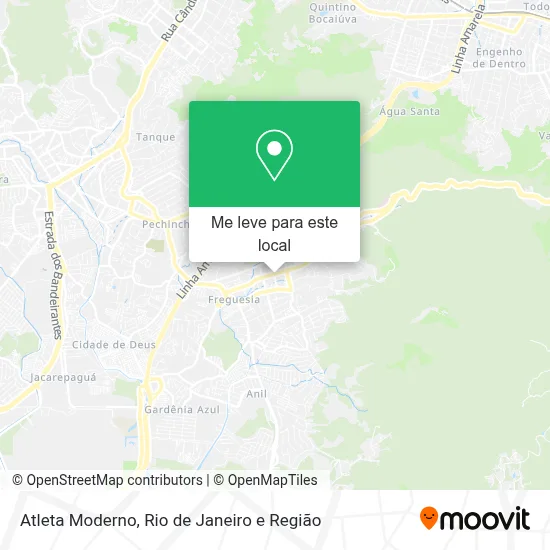 Atleta Moderno mapa