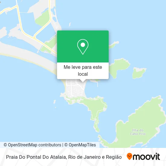 Praia Do Pontal Do Atalaia mapa