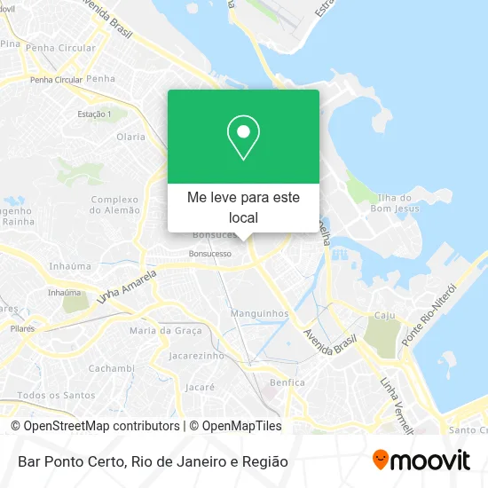 Bar Ponto Certo mapa