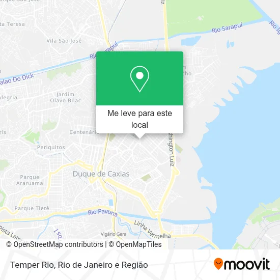 Temper Rio mapa