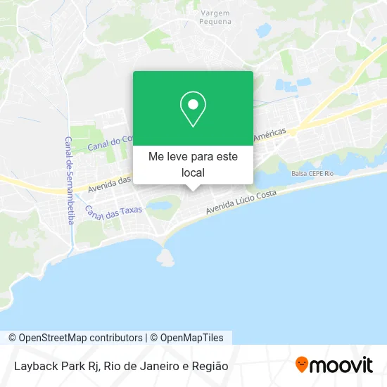 Layback Park Rj mapa
