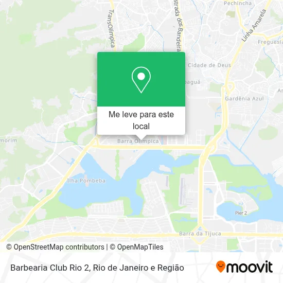 Barbearia Club Rio 2 mapa