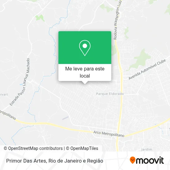 Primor Das Artes mapa