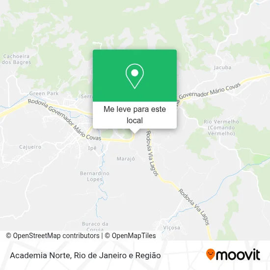 Academia Norte mapa