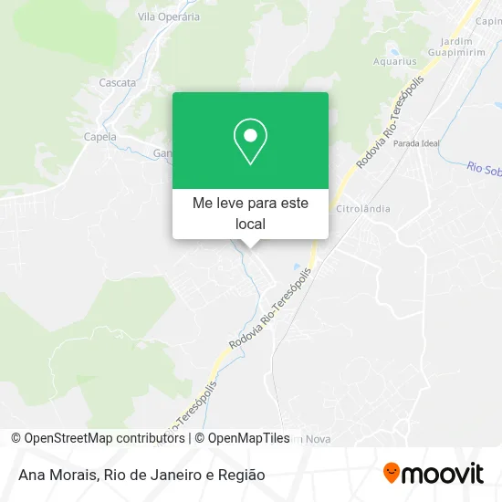 Ana Morais mapa