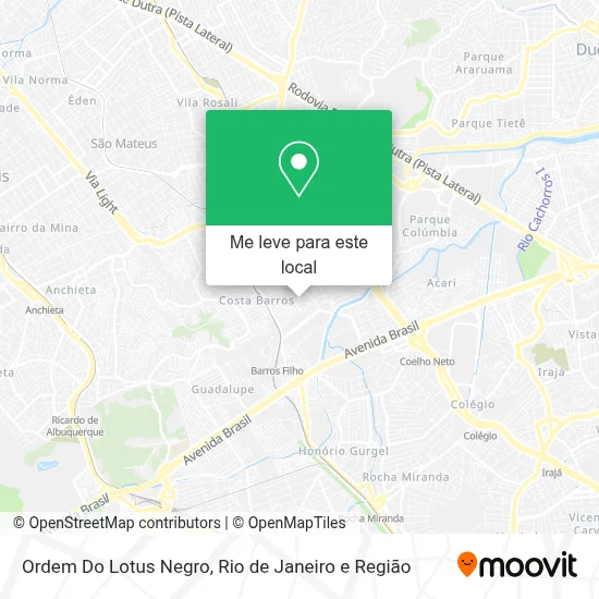 Ordem Do Lotus Negro mapa