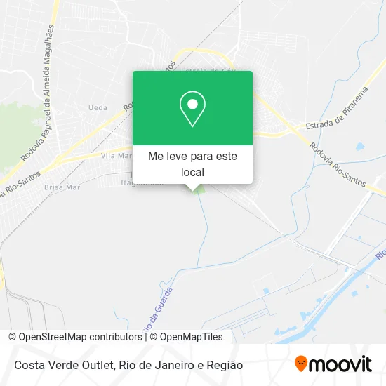 Costa Verde Outlet mapa