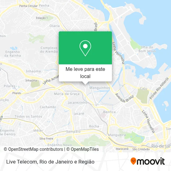 Live Telecom mapa