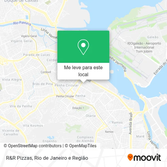 R&R Pizzas mapa