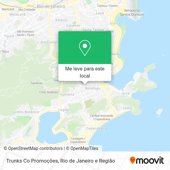 Trunks Co Promoções mapa