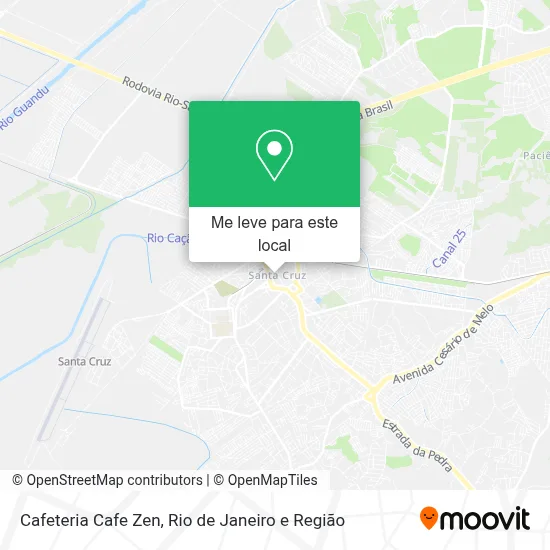 Cafeteria Cafe Zen mapa