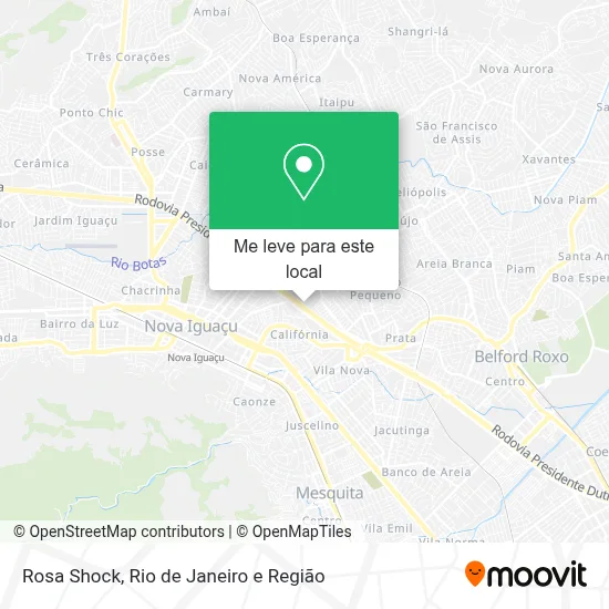 Rosa Shock mapa
