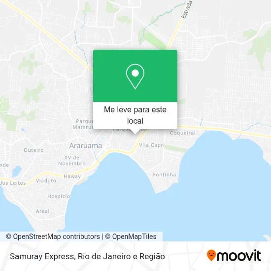 Samuray Express mapa
