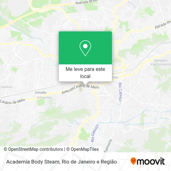 Academia Body Steam mapa