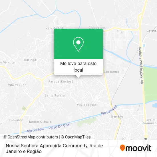 Nossa Senhora Aparecida Community mapa