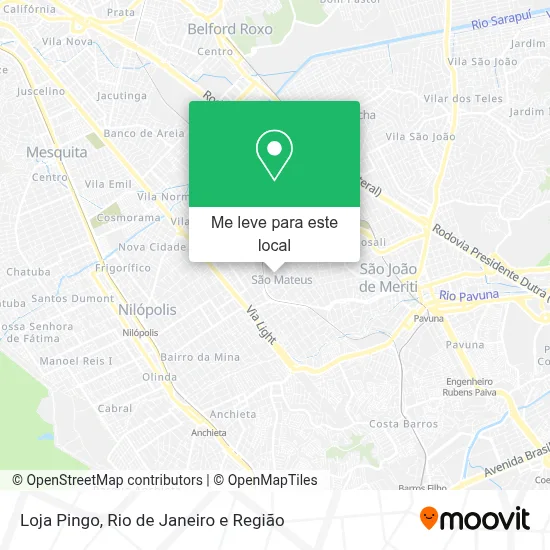 Loja Pingo mapa