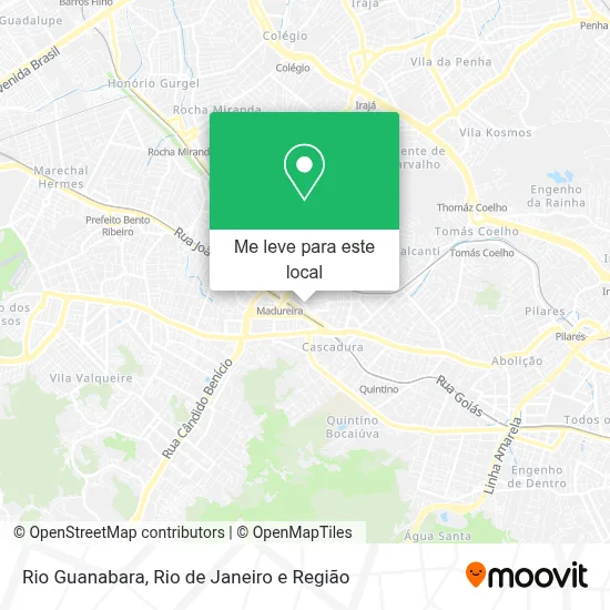 Rio Guanabara mapa