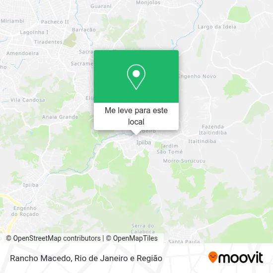Rancho Macedo mapa