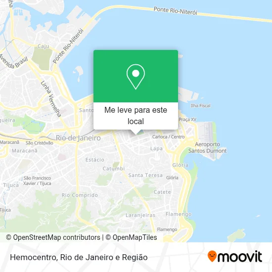Hemocentro mapa