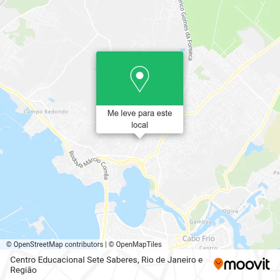 Centro Educacional Sete Saberes mapa