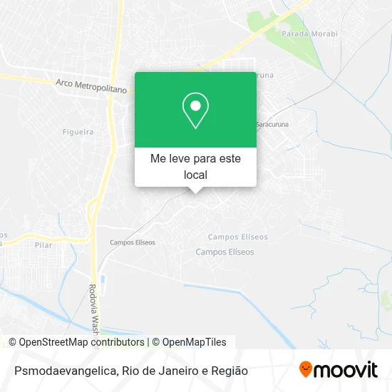 Psmodaevangelica mapa