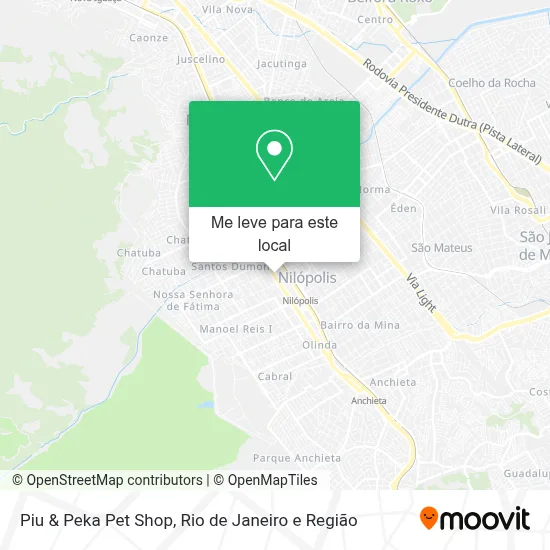 Piu & Peka Pet Shop mapa