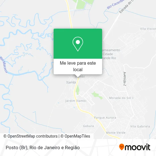 Posto (Br) mapa