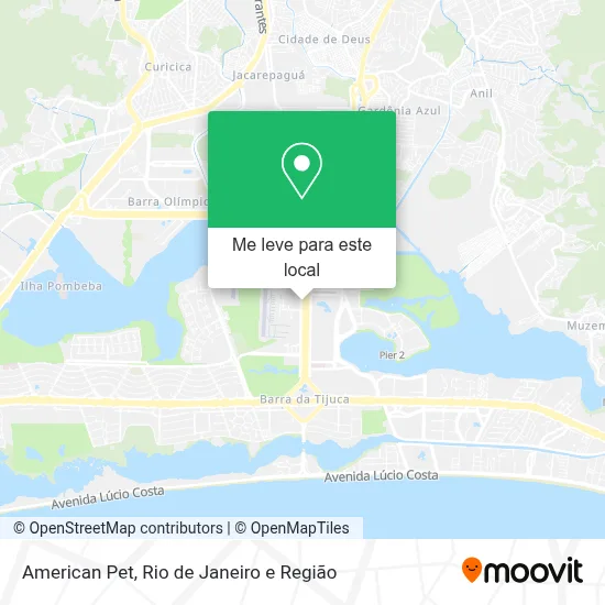 American Pet mapa