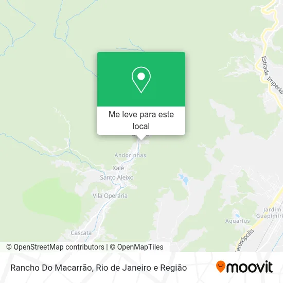 Rancho Do Macarrão mapa