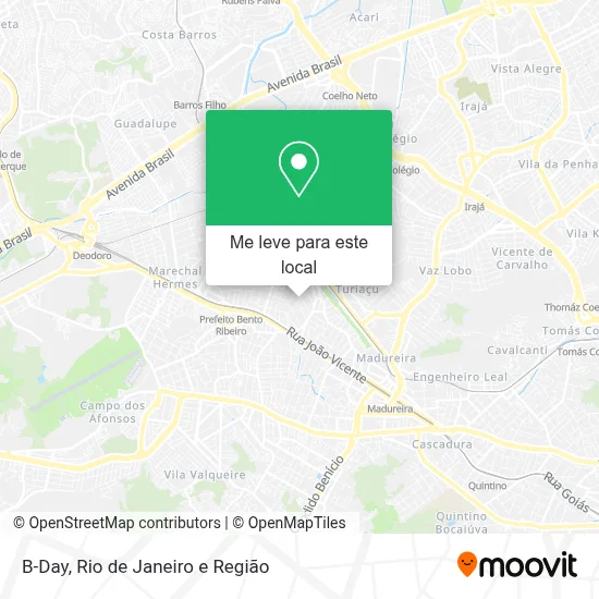 B-Day mapa