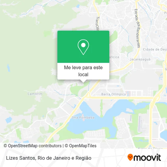 Lizes Santos mapa
