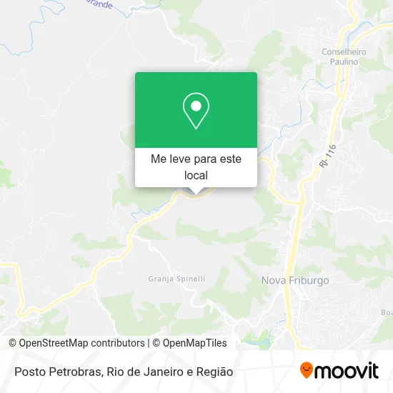 Posto Petrobras mapa