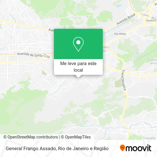 General Frango Assado mapa