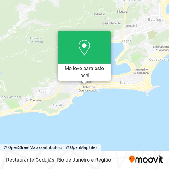 Restaurante Codajás mapa