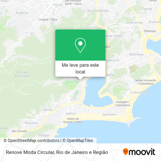 Renove Moda Circular mapa