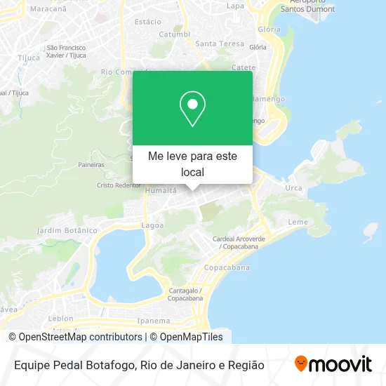 Equipe Pedal Botafogo mapa