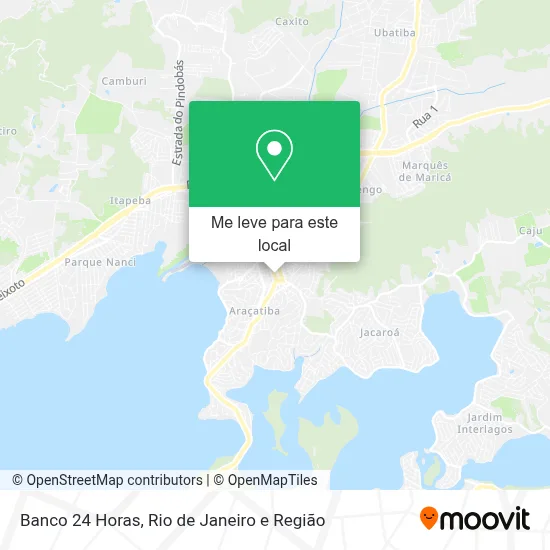 Banco 24 Horas mapa