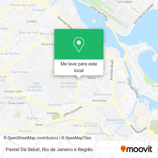 Pastel Da Sebá! mapa