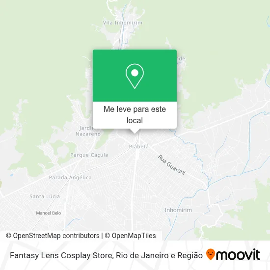 Fantasy Lens Cosplay Store mapa