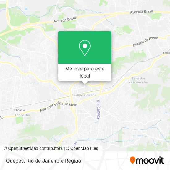 Quepes mapa