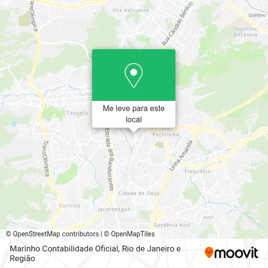 Marinho Contabilidade Oficial mapa