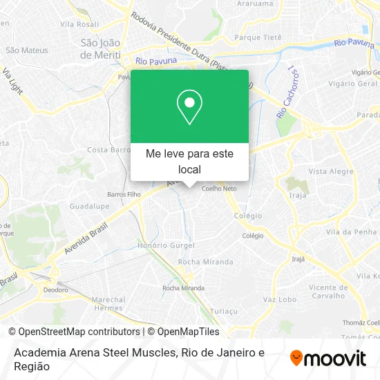 Academia Arena Steel Muscles mapa
