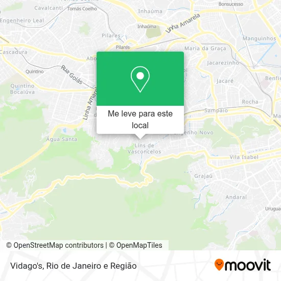 Vidago's mapa